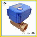 G (BSPT) / válvula de esfera motorizada NPT com substituição manual CWX-25S para (DN) Tubo de 15mm Tubo de 20mm Tubo de 25mm